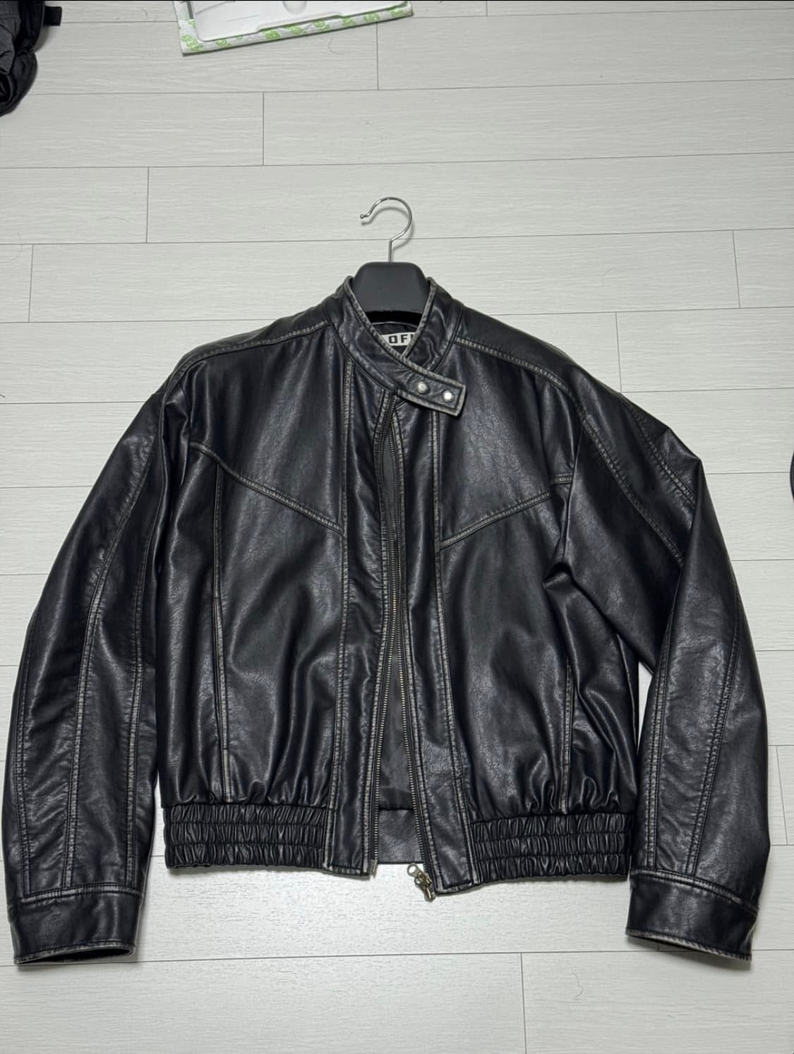 로파이 비건레더 자켓 상품이미지2