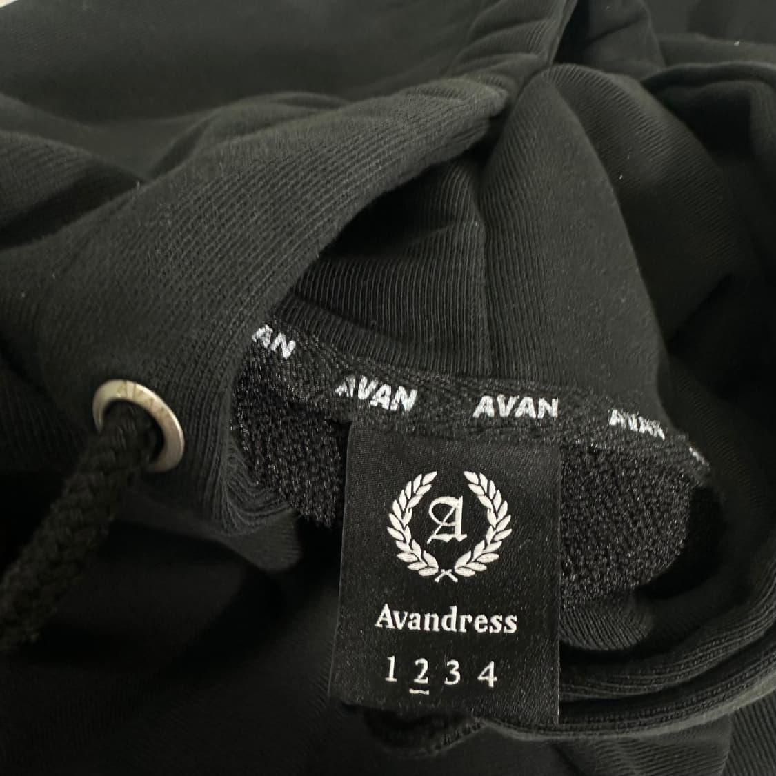 L-XL 2 어반드레스 블랙 루즈오버핏 스웻코튼 후드티 상품이미지6