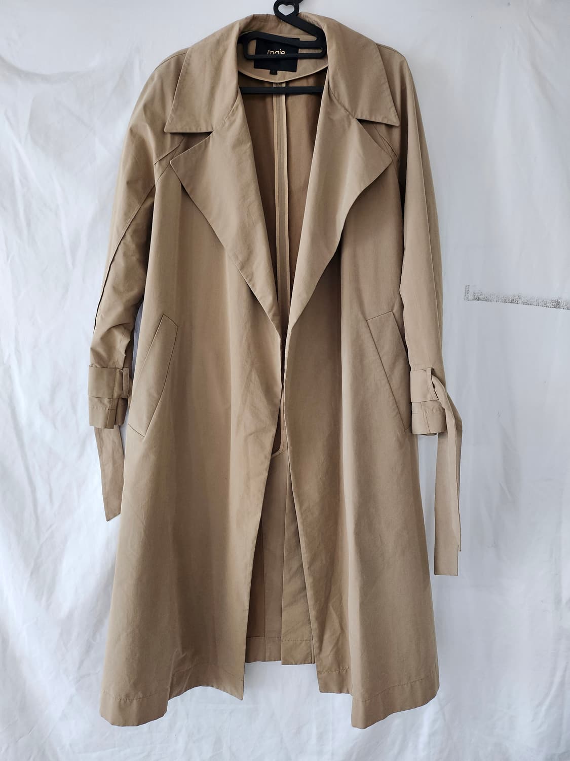 마쥬 베이지 트렌치 오픈 코트 상품이미지1