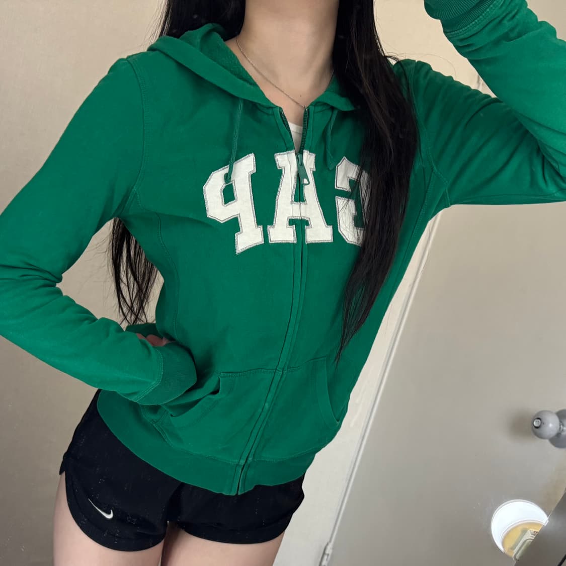 갭 GAP 로고 그린 후드집업 💚🍀 상품이미지2