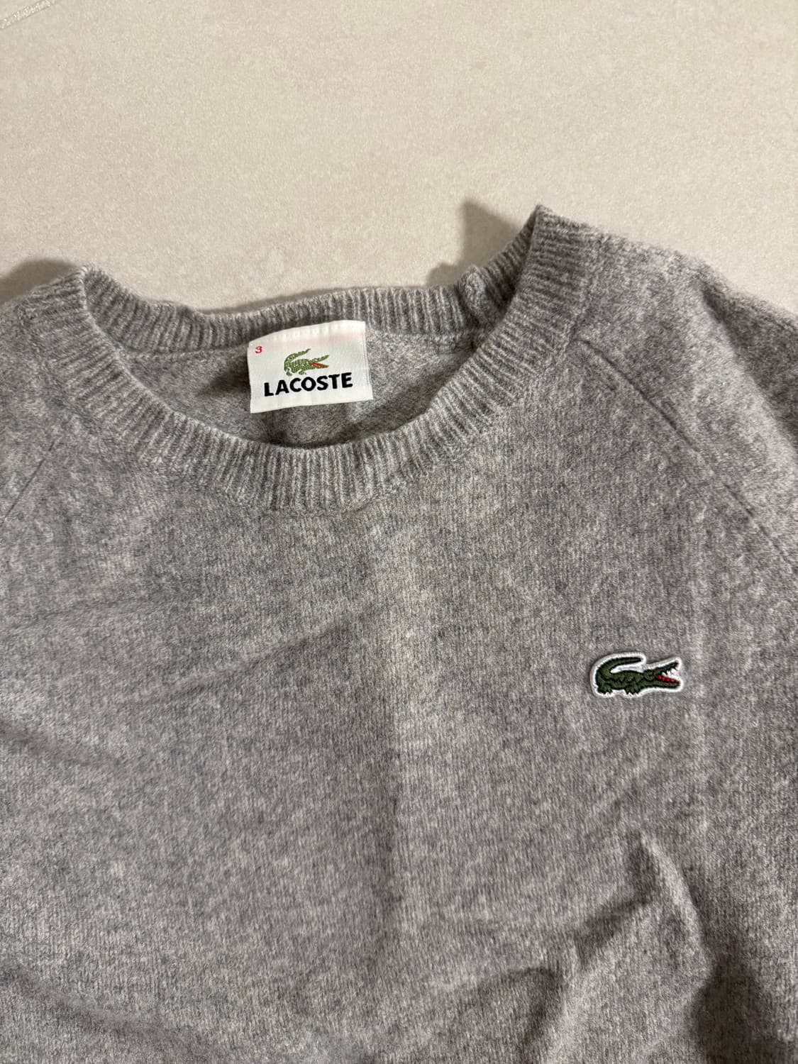 라코스테 라운드넥 니트 상품이미지2