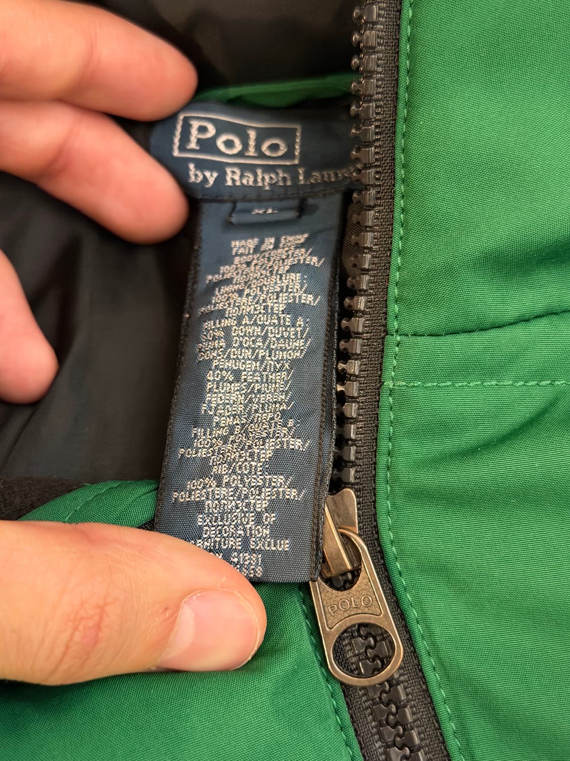 폴로 랄프로렌 빅포니 치프키프 다운 패딩 딥그린 상품이미지5
