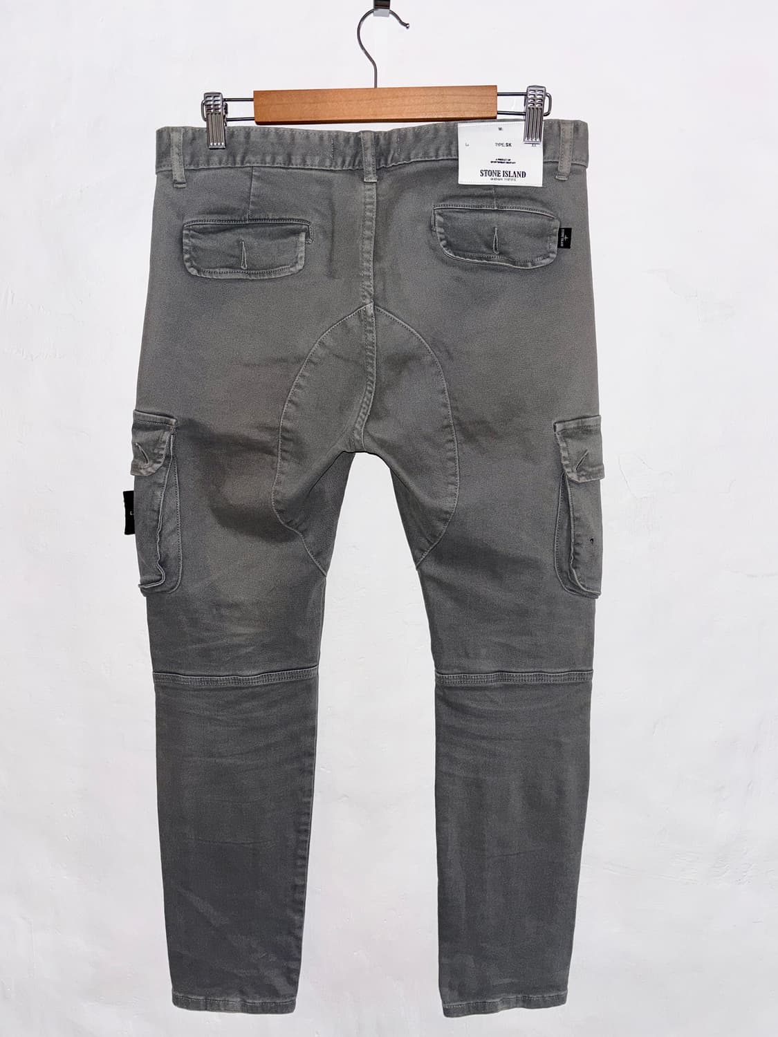 Stone Island 그레이 카키 카고 팬츠 상품이미지2