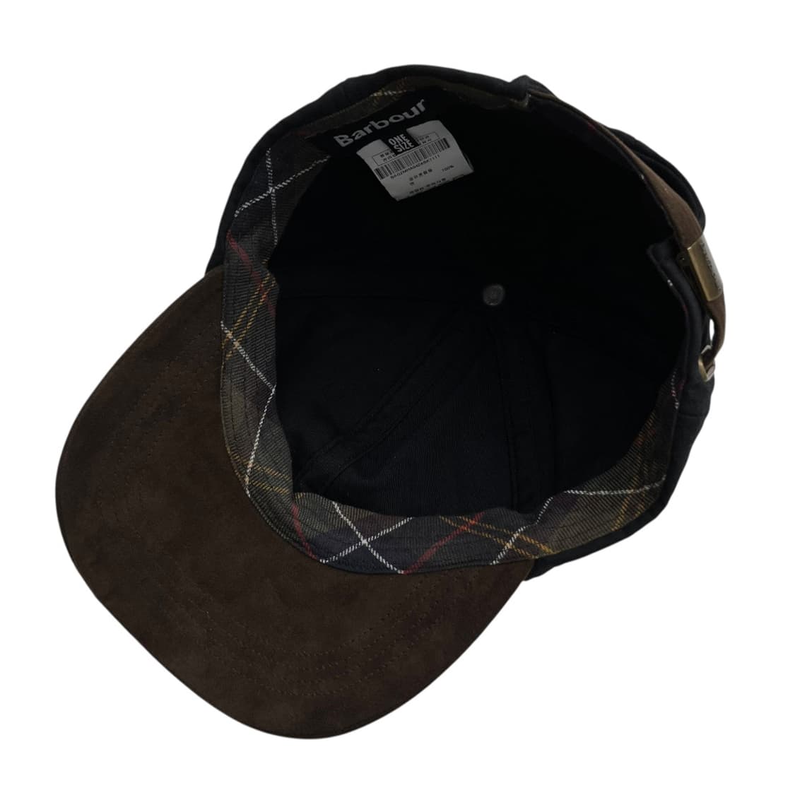 바버 브라운 배색 스냅백 상품이미지8