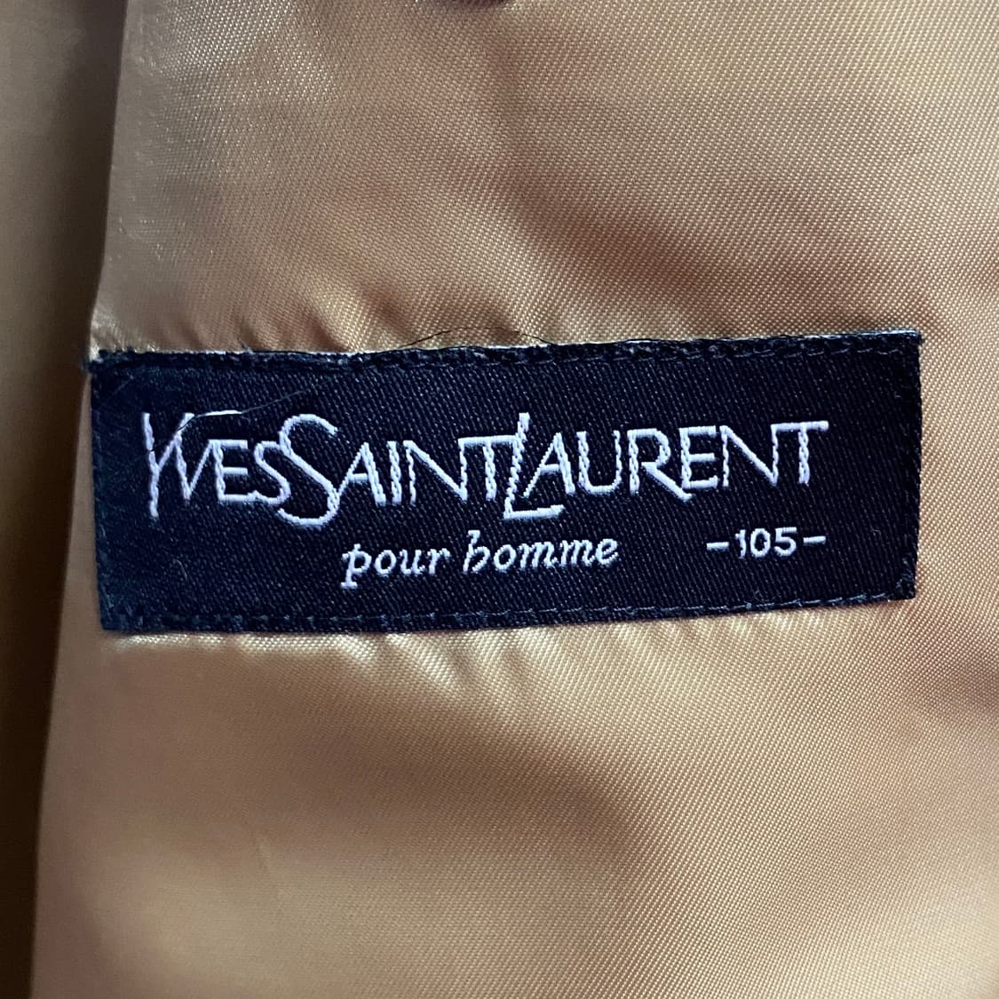 입생로랑 YSL로고 베이지 블루종 자켓 B4110 상품이미지5