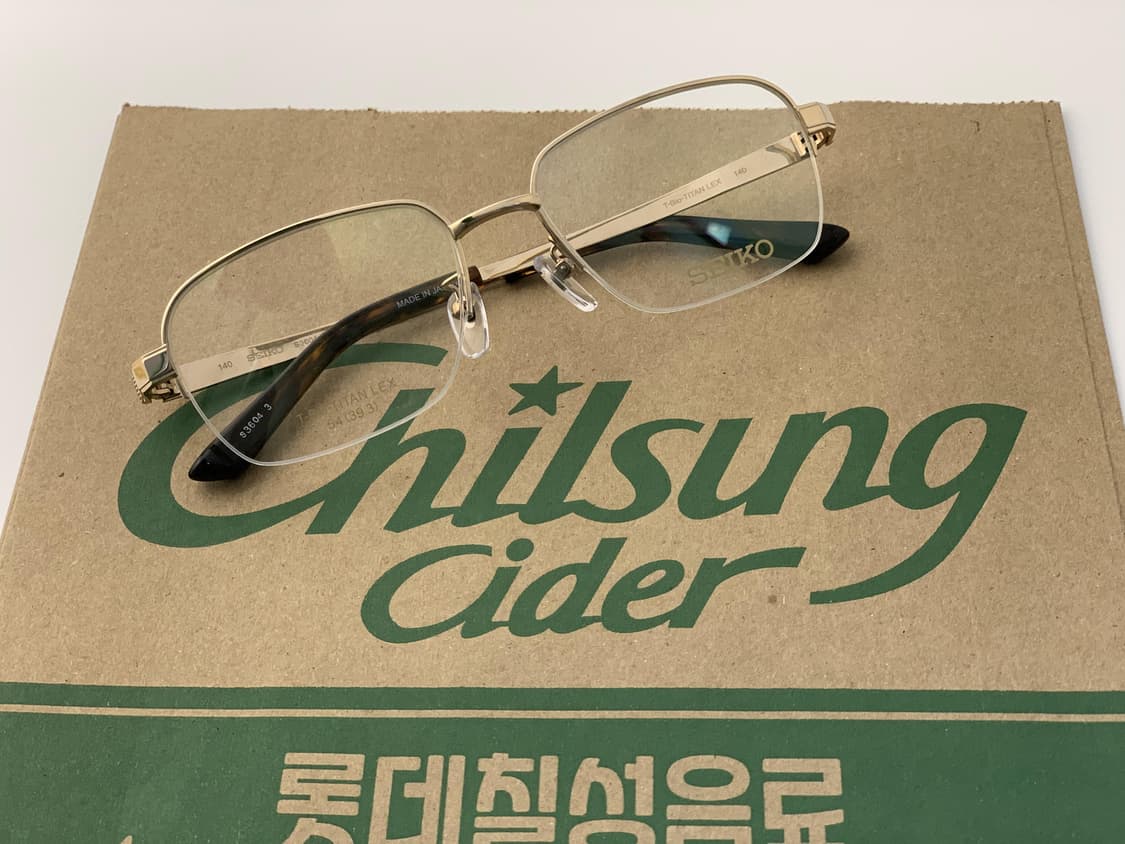 세이코 SEIKO 티타늄 오버 프레임 복고스타일 일본 티탄 안경 0079 상품이미지3