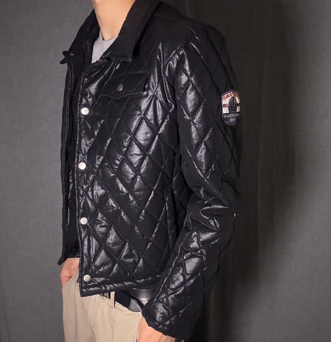 blue sunflower 퀄팅 라이더 자켓 상품이미지5