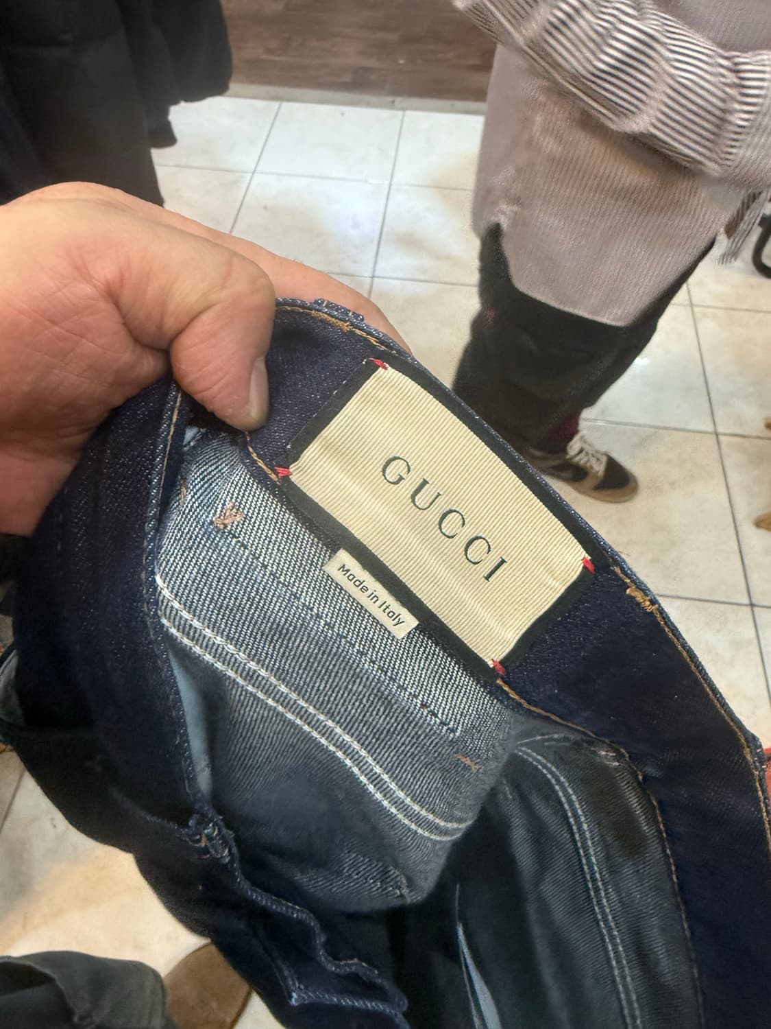 33/21ss 정품 구찌 데님바지 팝니다 상품이미지2