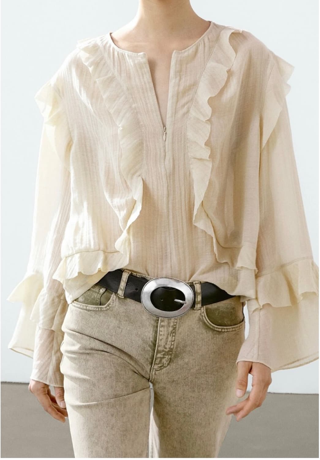 마시모두띠 러플 블라우스 상품이미지10