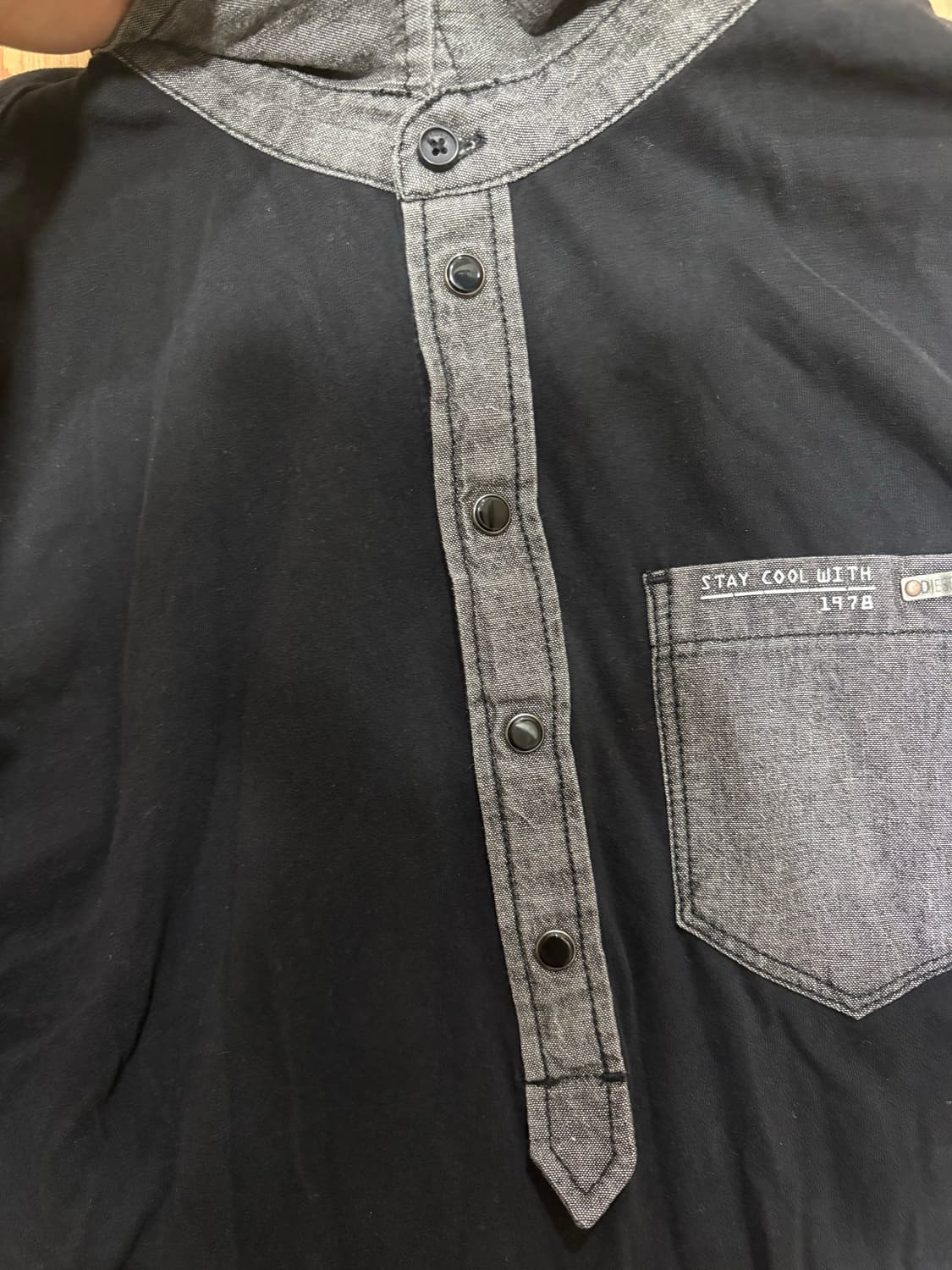 디젤 긴팔 티셔츠 카라티  상품이미지2