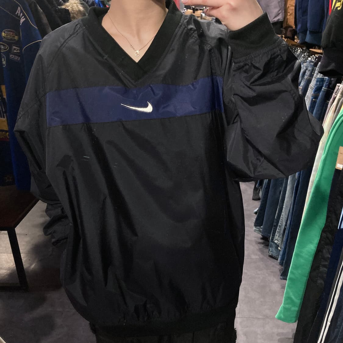  [IM] Nike 나이키 미드스우시 웜업 블랙 상품이미지4