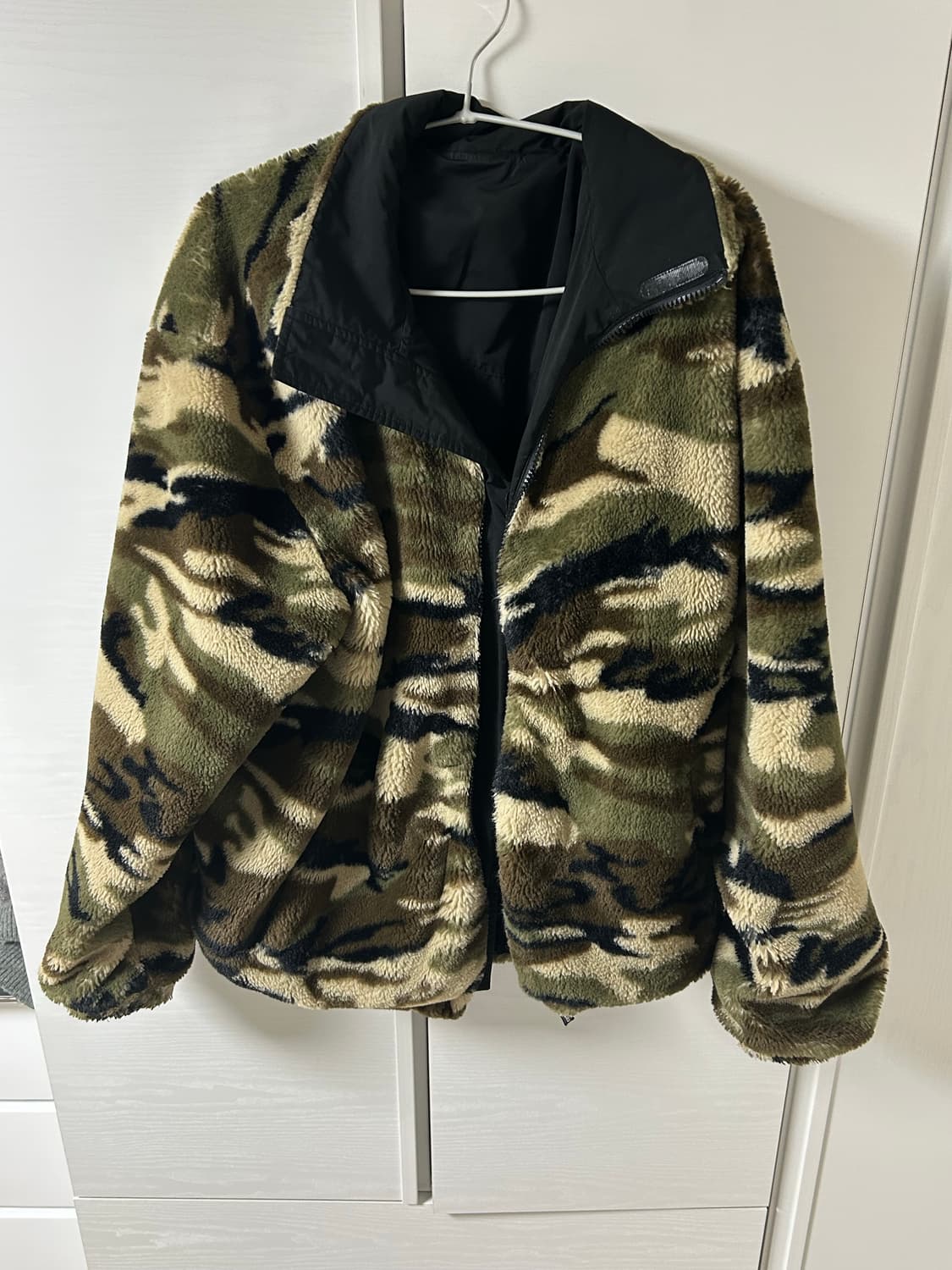 위캔더스 리버시블 카모플라주 후리스 자켓 상품이미지2