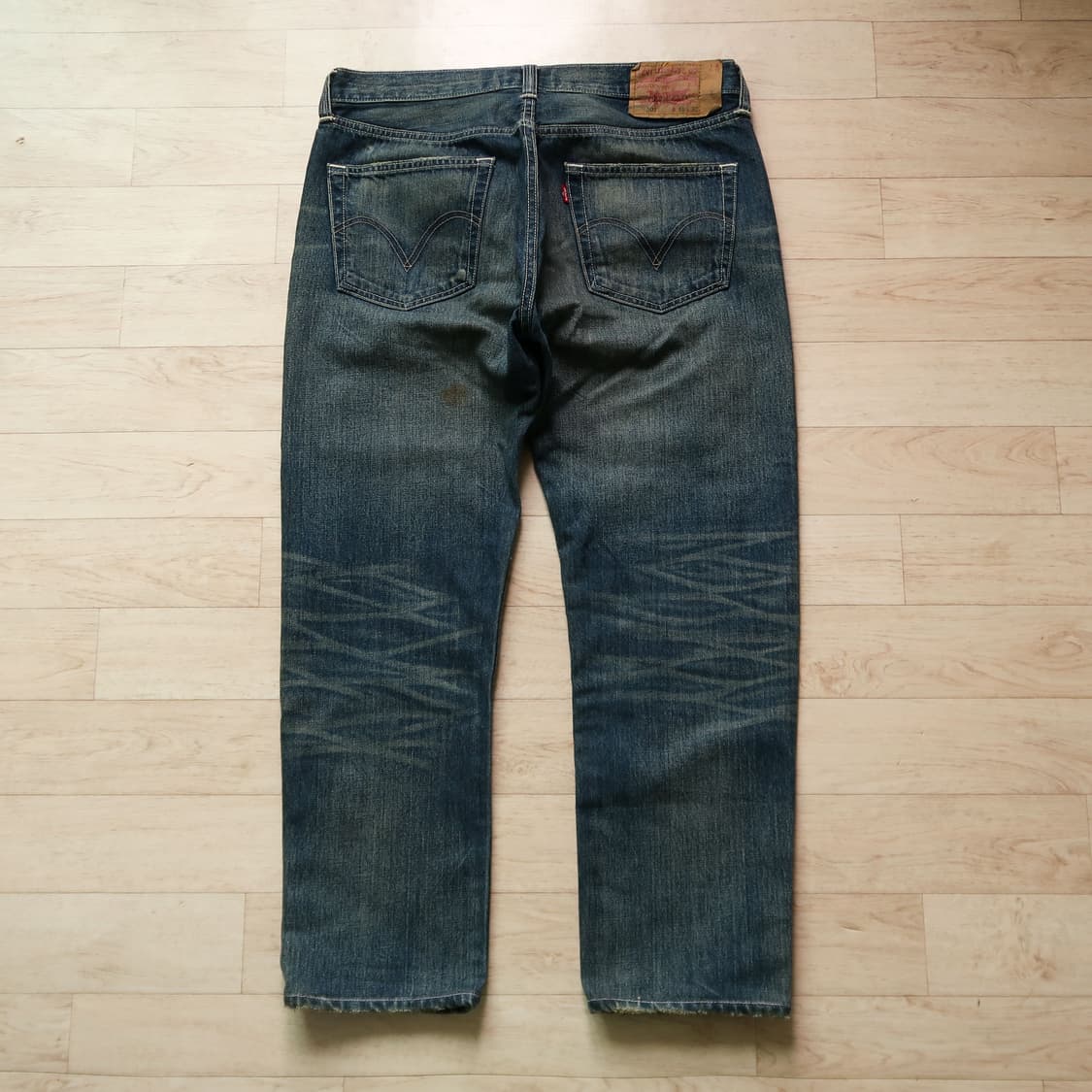 빈티지 리바이스 501 irregular 데님 팬츠 상품이미지5