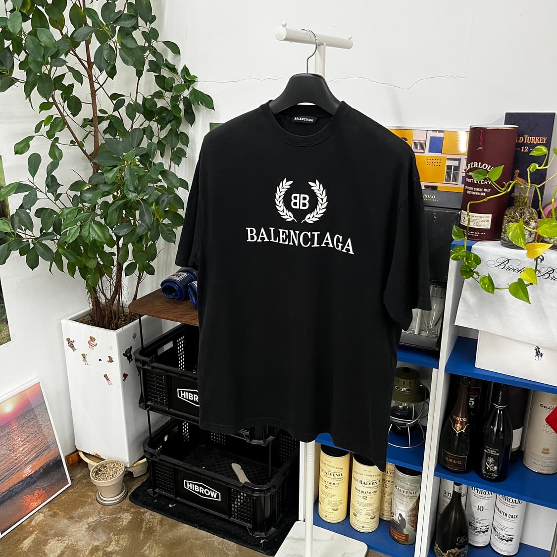 발렌시아가 월계수 로고 반팔 티셔츠 M 상품이미지1