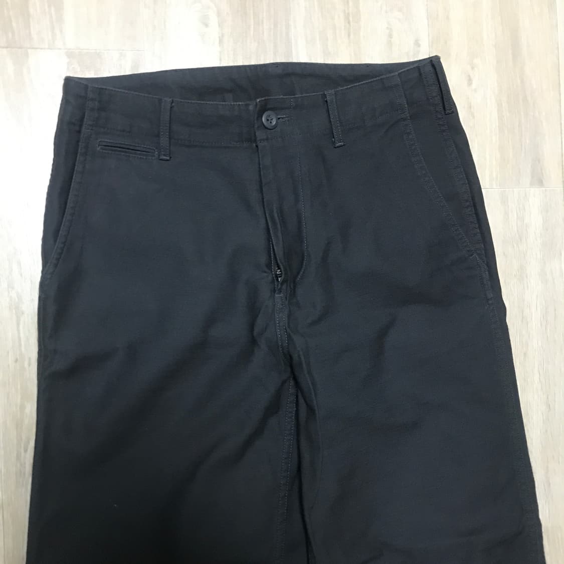 무탠다드 백사틴 오피서 팬츠 29사이즈 다크 그레이 상품이미지5