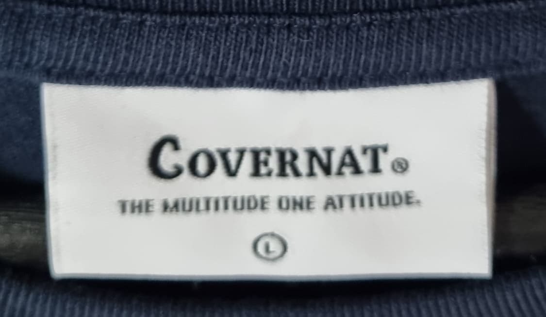 L ) 커버낫 다크네이비 반팔티 상품이미지2