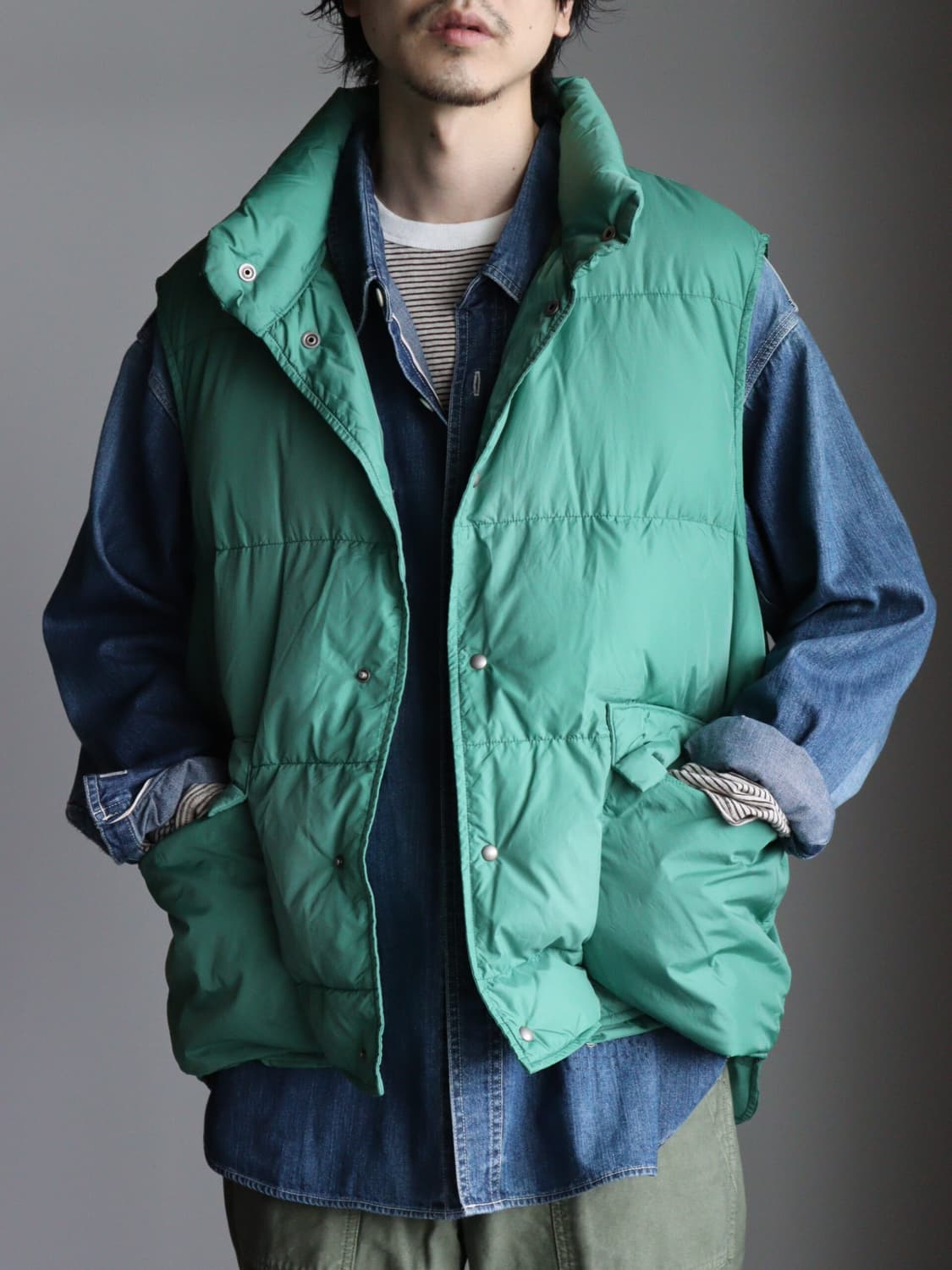 80’s llbean 다운 베스트 usa made 상품이미지9