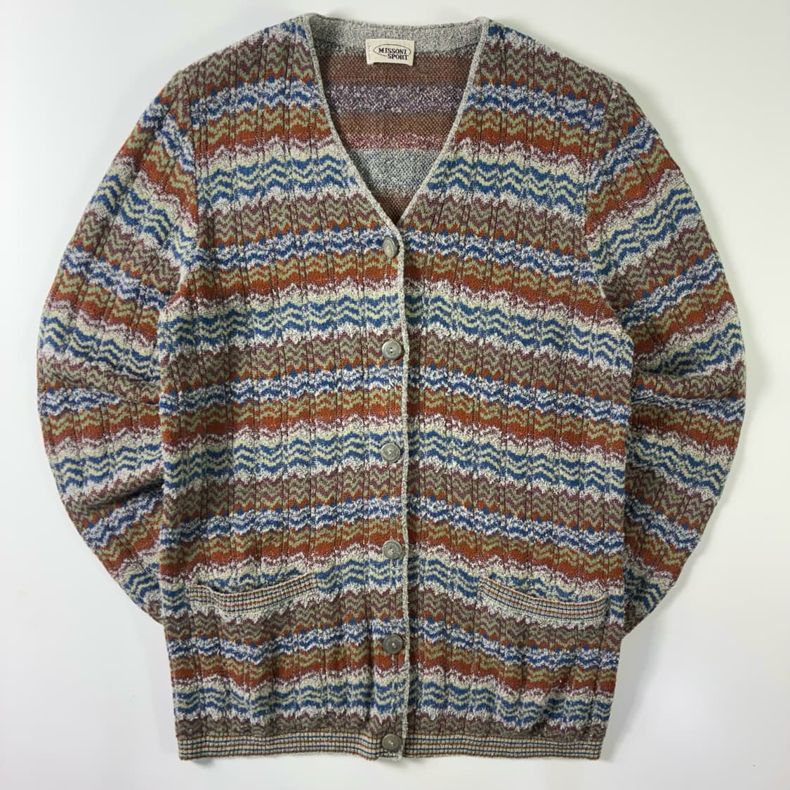 Missoni  미쏘니 에스닉 패턴 브이넥 니트 가디건  상품이미지1