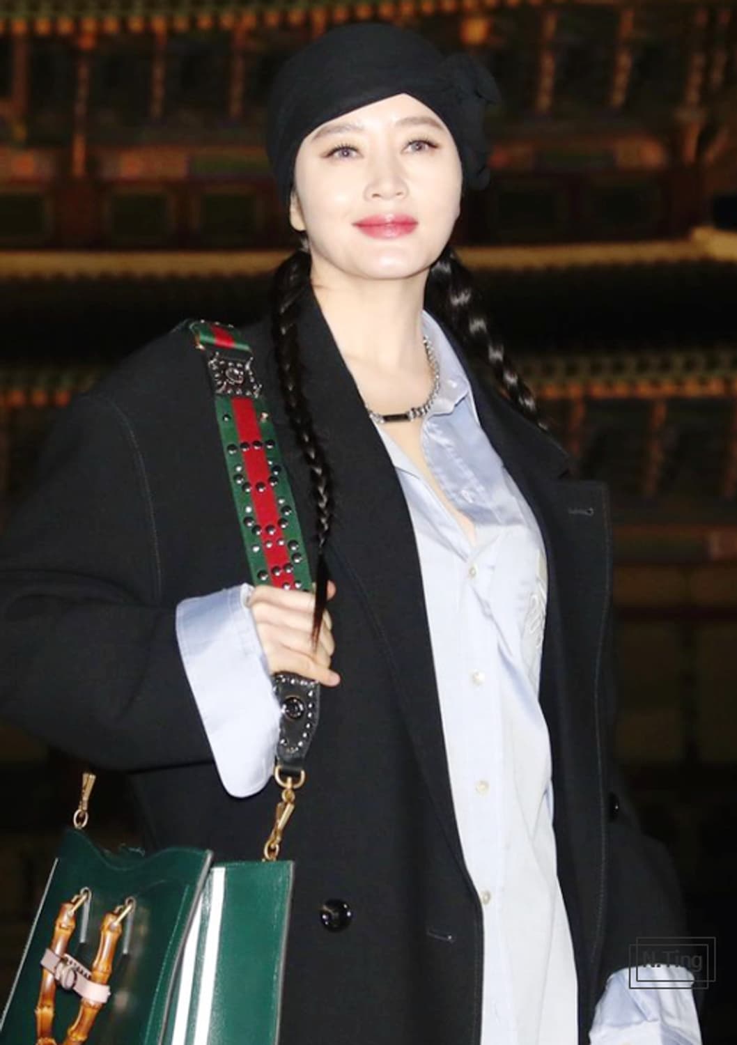 구찌 × 아디다스 콜라보 다이애나 라지 토트백 상품이미지2