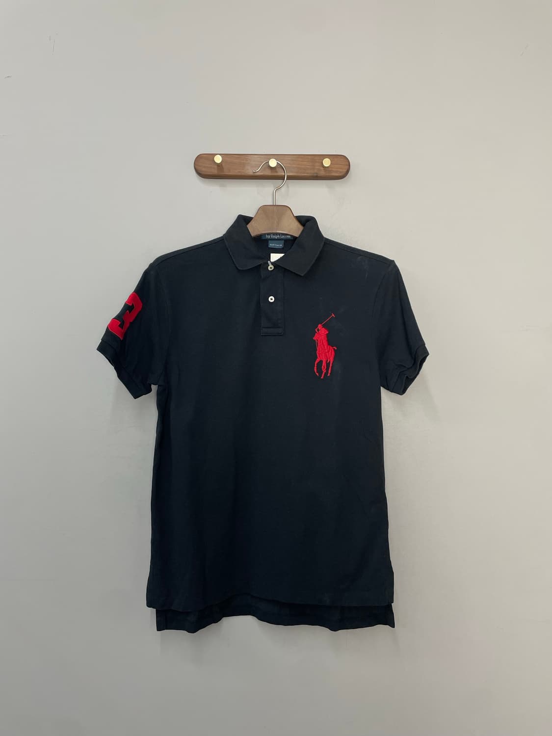 폴로 랄프로렌 빅포니 블랙 카라 반팔 H2480 상품이미지2