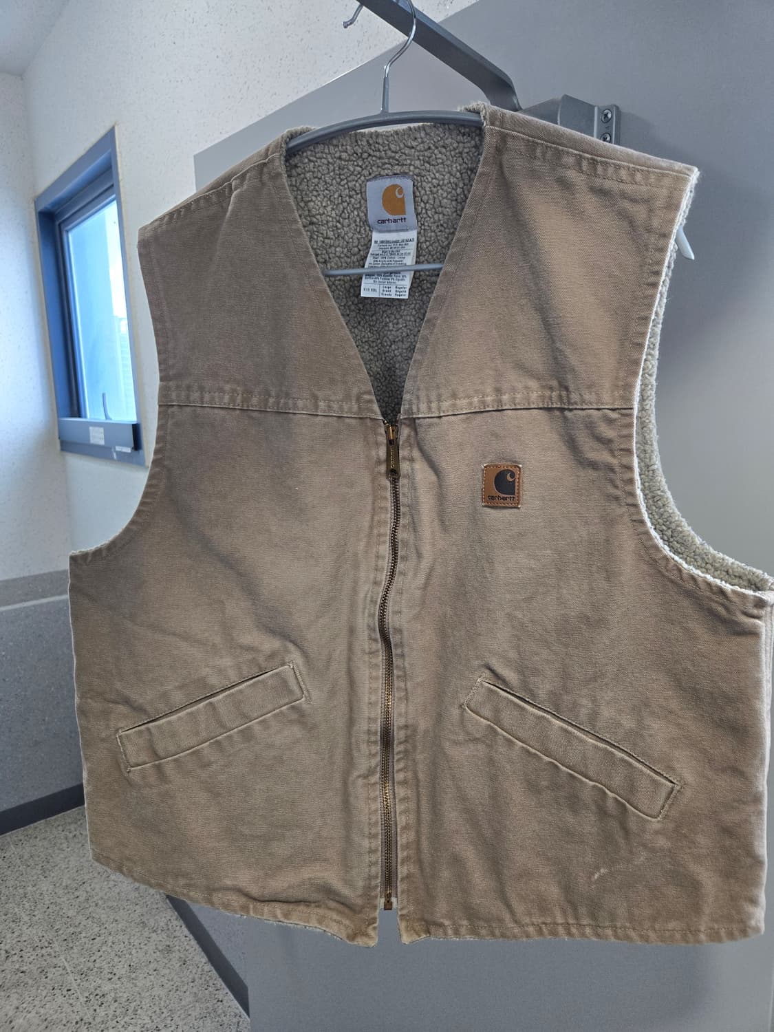 칼하트 베스트 V13 샌드스톤 덕 캔버스 SDL 조끼 상품이미지1