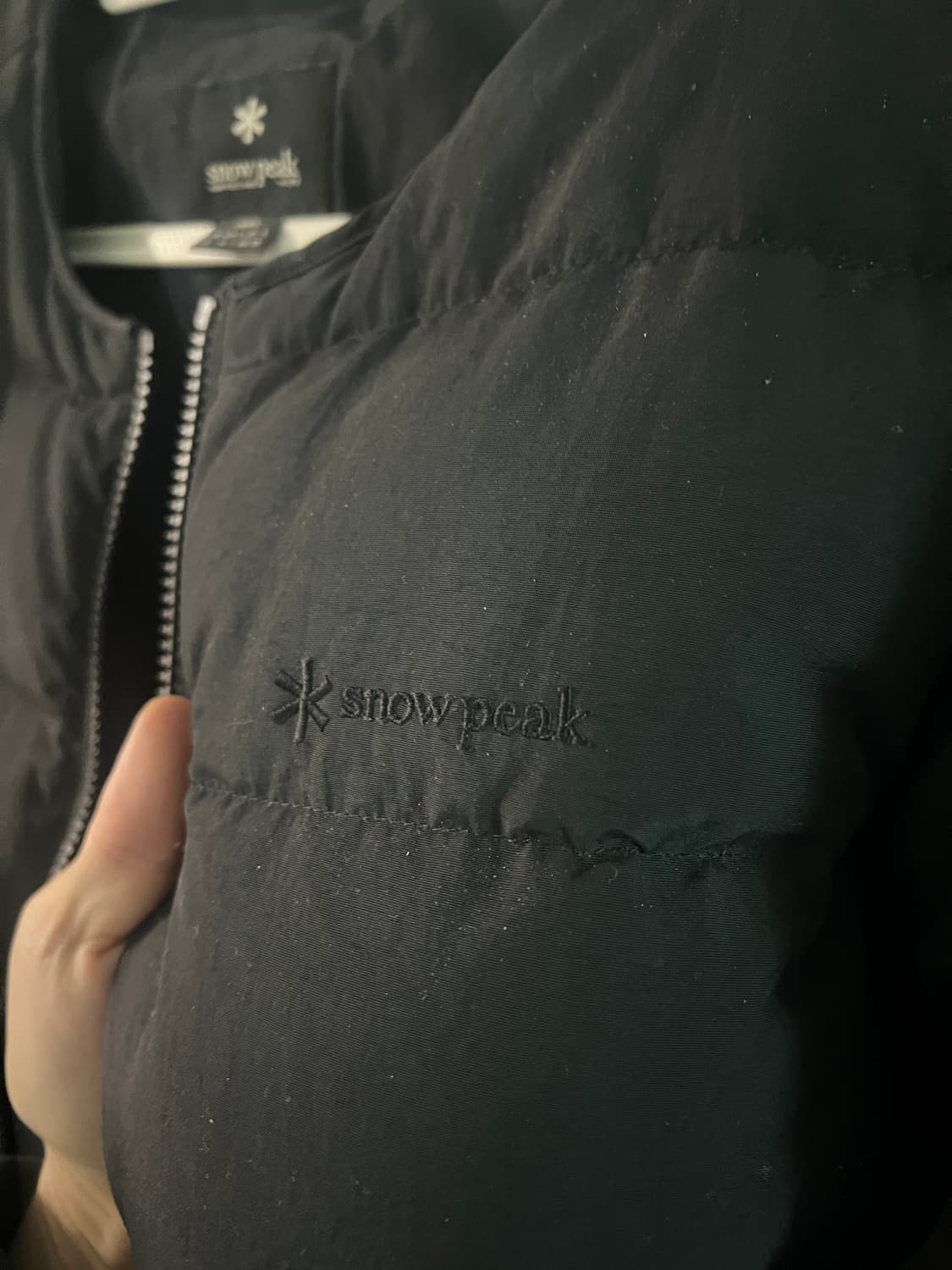 스노우피크 블랙 패딩 자켓 상품이미지2