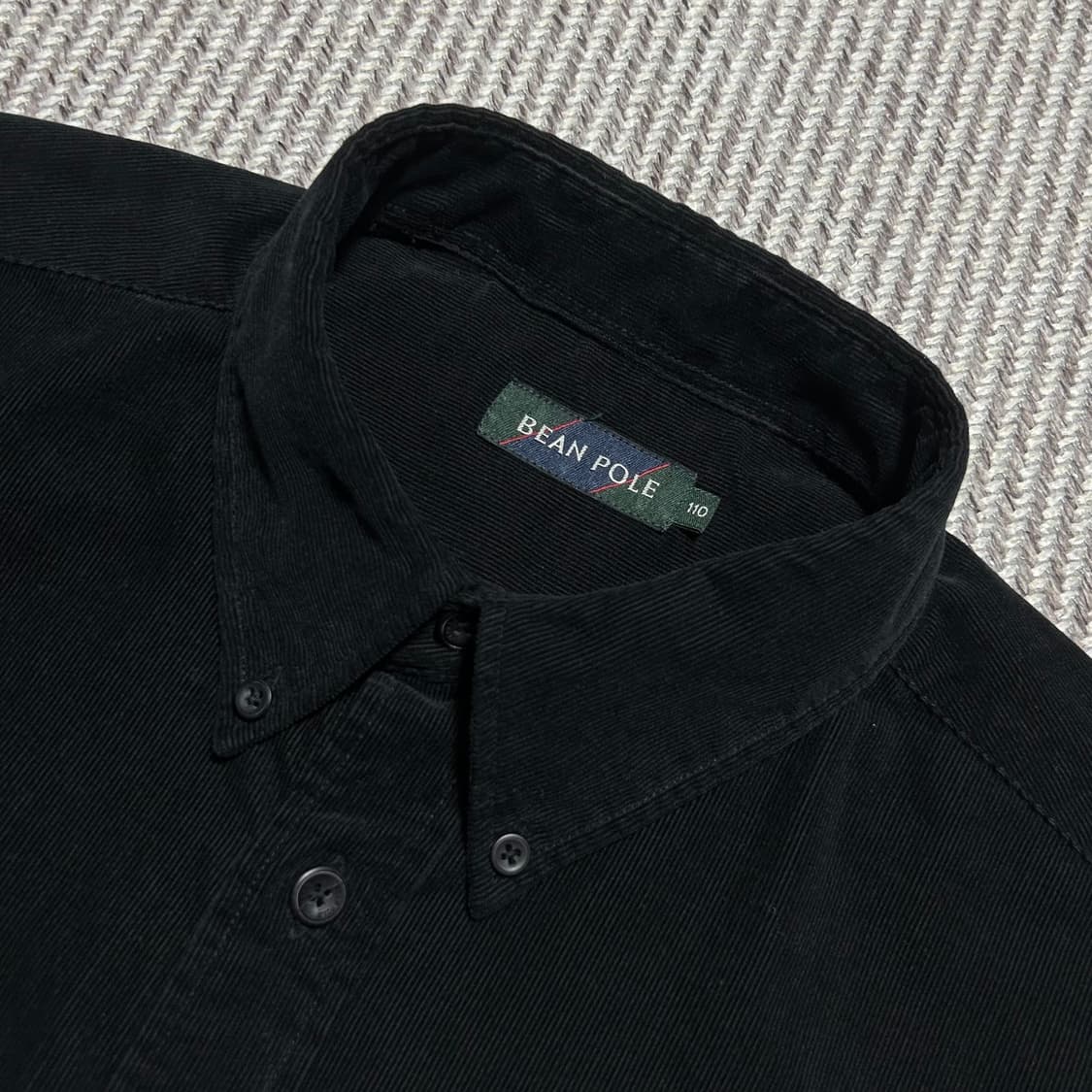 [XXL] Beanpole 빈폴 코듀로이 블랙 셔츠 상품이미지4