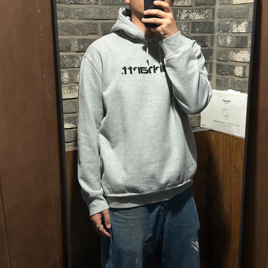 XL) 칼하트 WIP 스웨트 후디드 후드티 그레이 상품이미지8