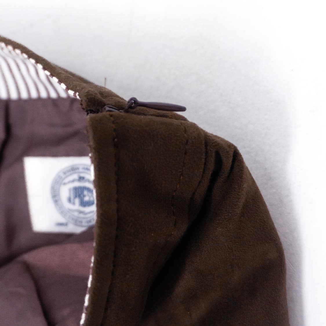 [J.PRESS] 브라운 스웨이드 스트레이트 스커트 상품이미지8