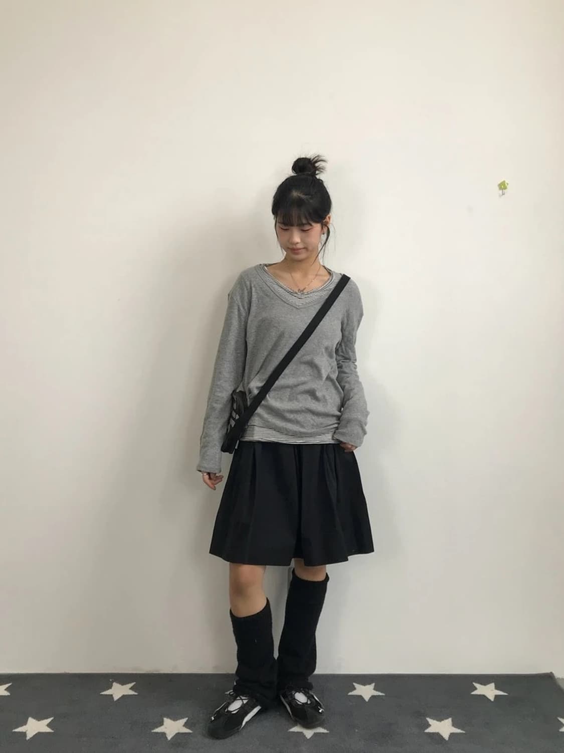 Mens Melrose Double Layer V Neck Knit 상품이미지1