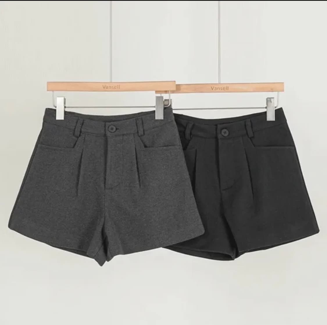 반셀 스탠다드 모직 팬츠 그레이차콜 상품이미지1