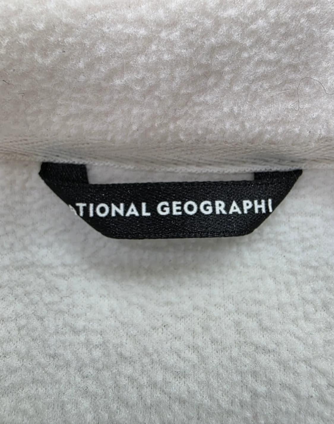 내셔널지오그래픽 흰색 플리스 후리스 100 상품이미지5