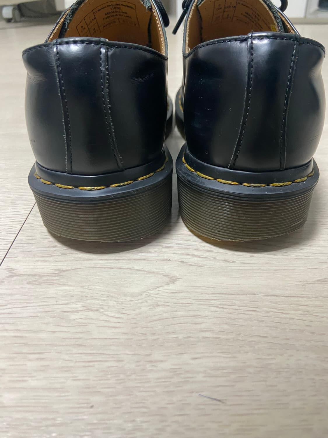 닥터마틴 1461 3홀 블랙 스무스 250 상품이미지3