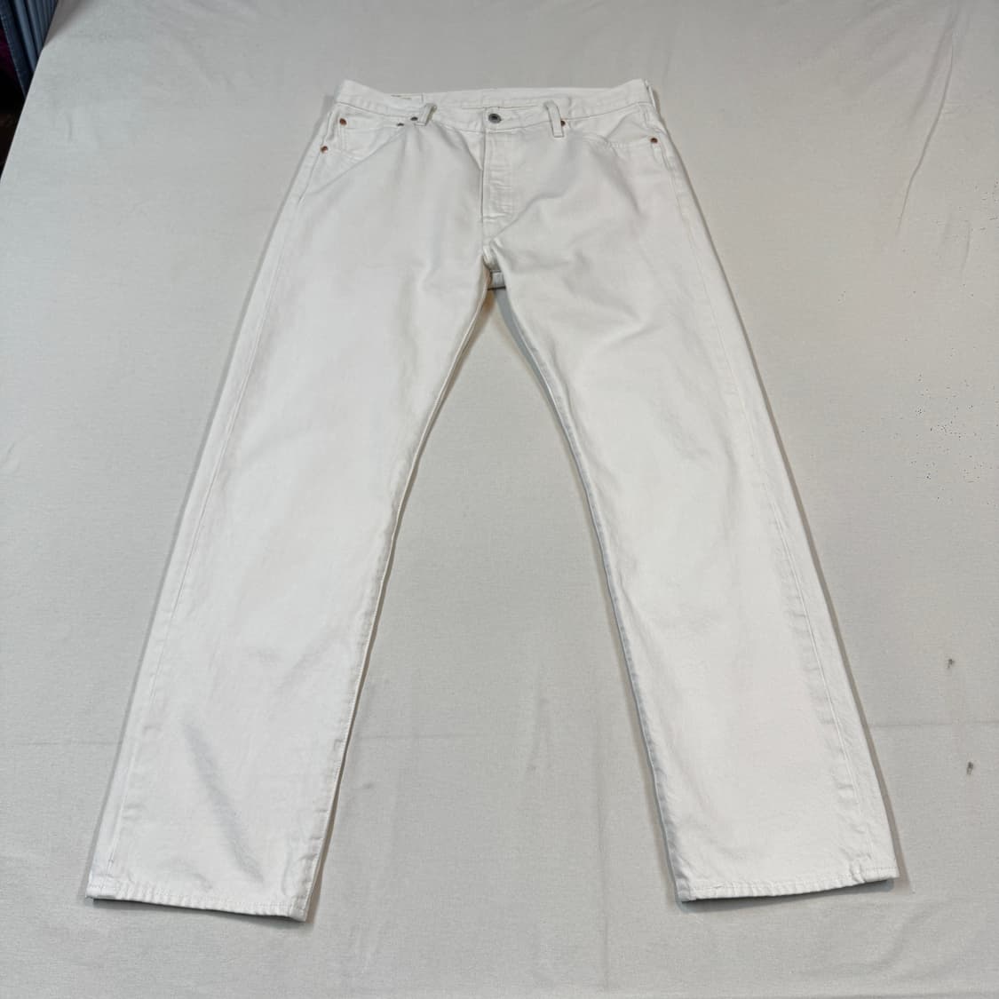 36inch) 리바이스 프리미엄 501 화이트진 데님 청바지 상품이미지5