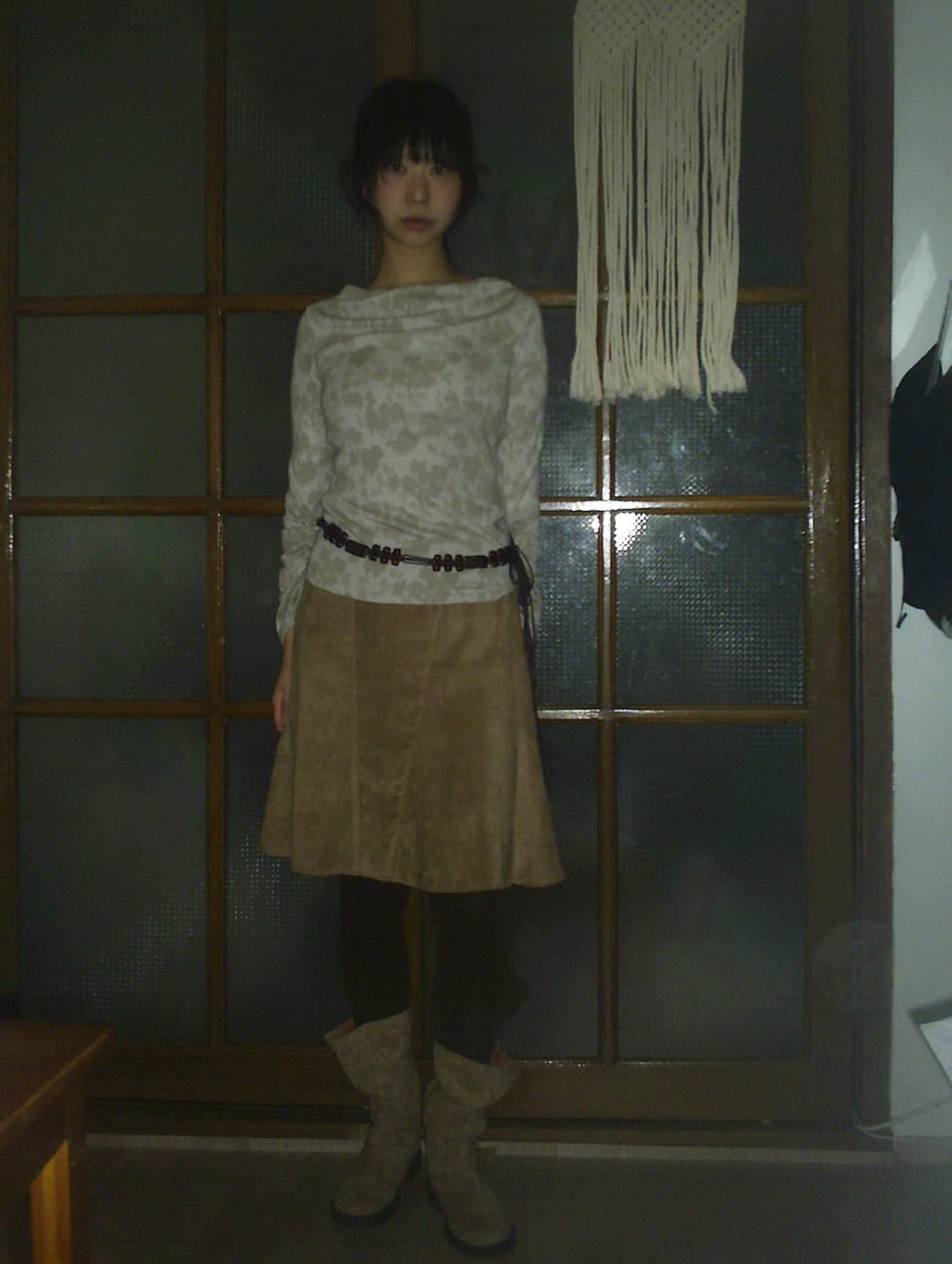 vintage flower jacquard top 상품이미지4