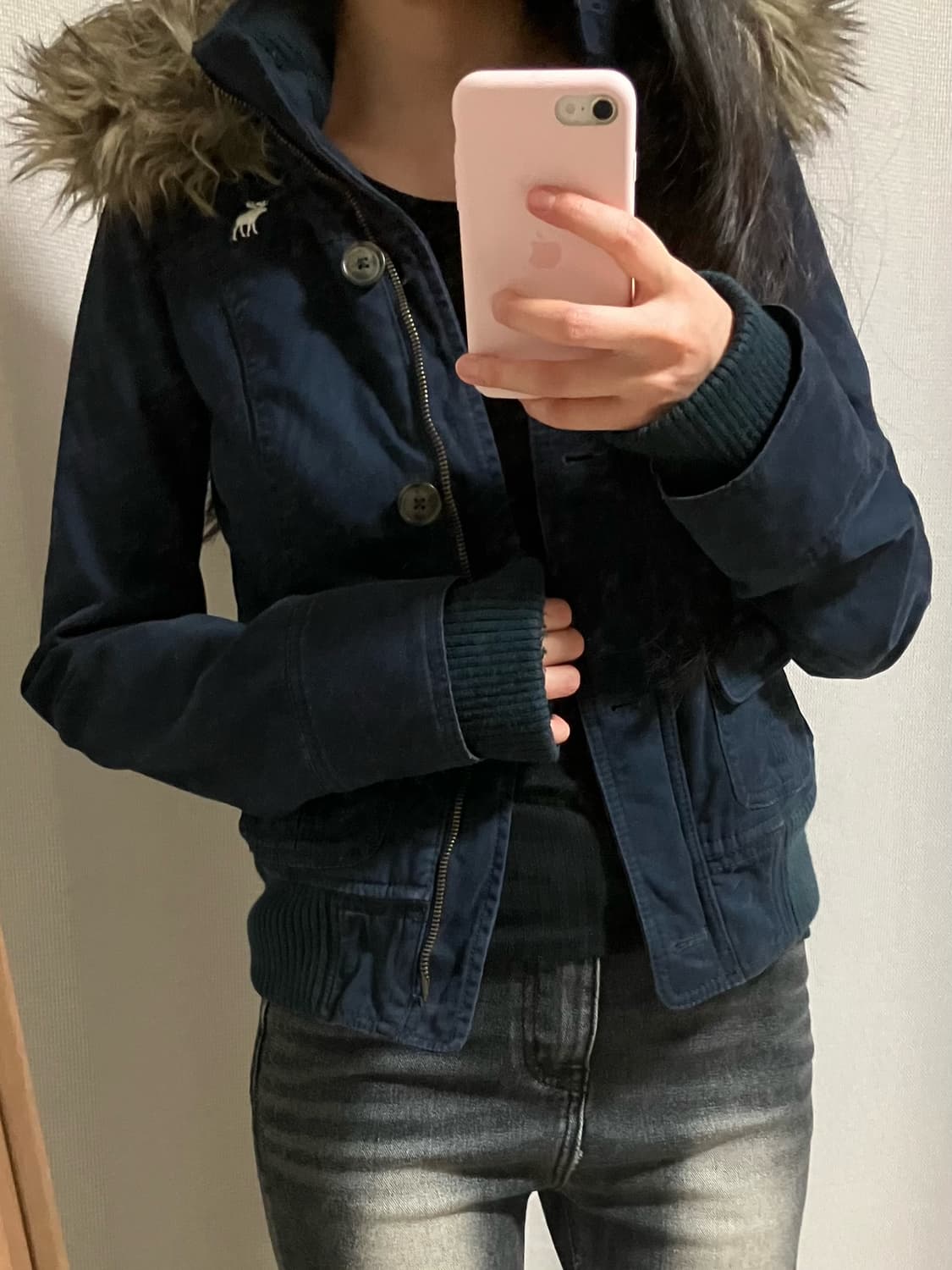 아베크롬비 딱붙 울프죠 봄버자켓 상품이미지5