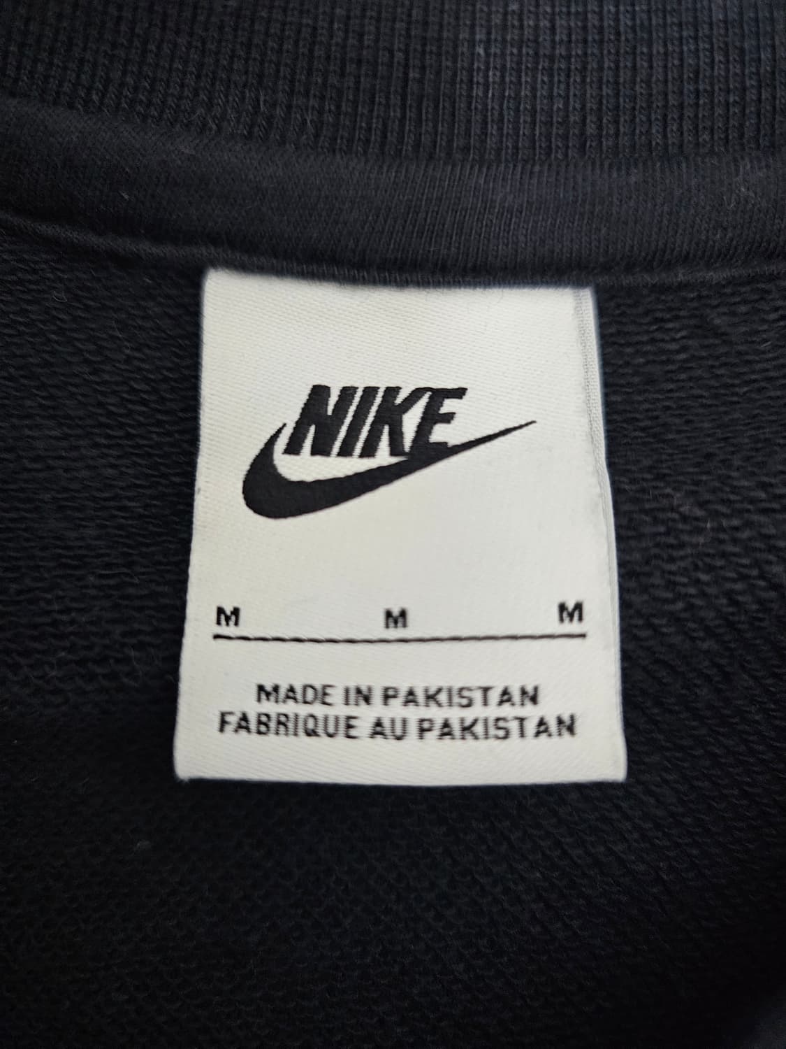 나이키 블랙 스우시 맨투맨 M 상품이미지3