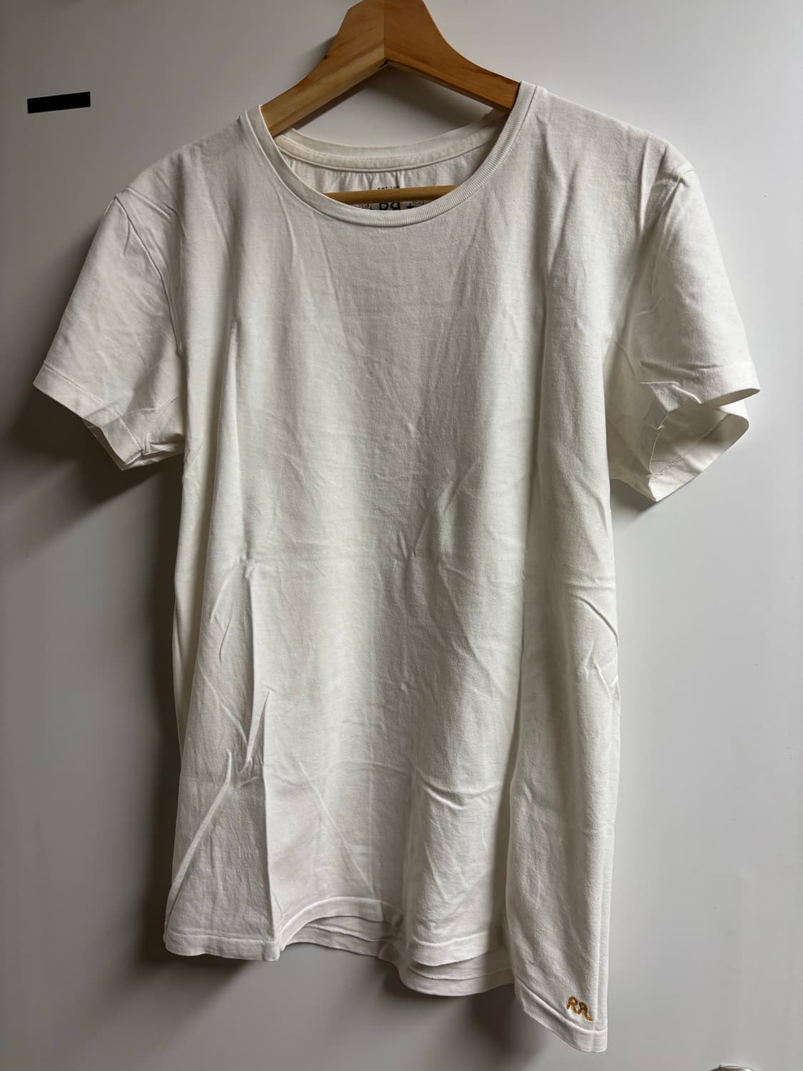 [S]RRL 코튼 저지 크루넥 티셔츠 화이트 상품이미지2