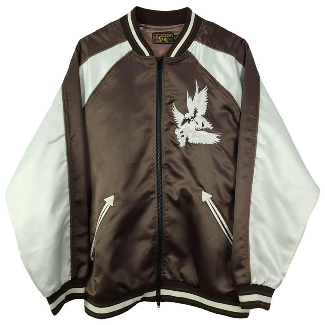 [오가프] 사틴 수베니어 스카쟌 블루종 자켓 M18962 상품이미지2