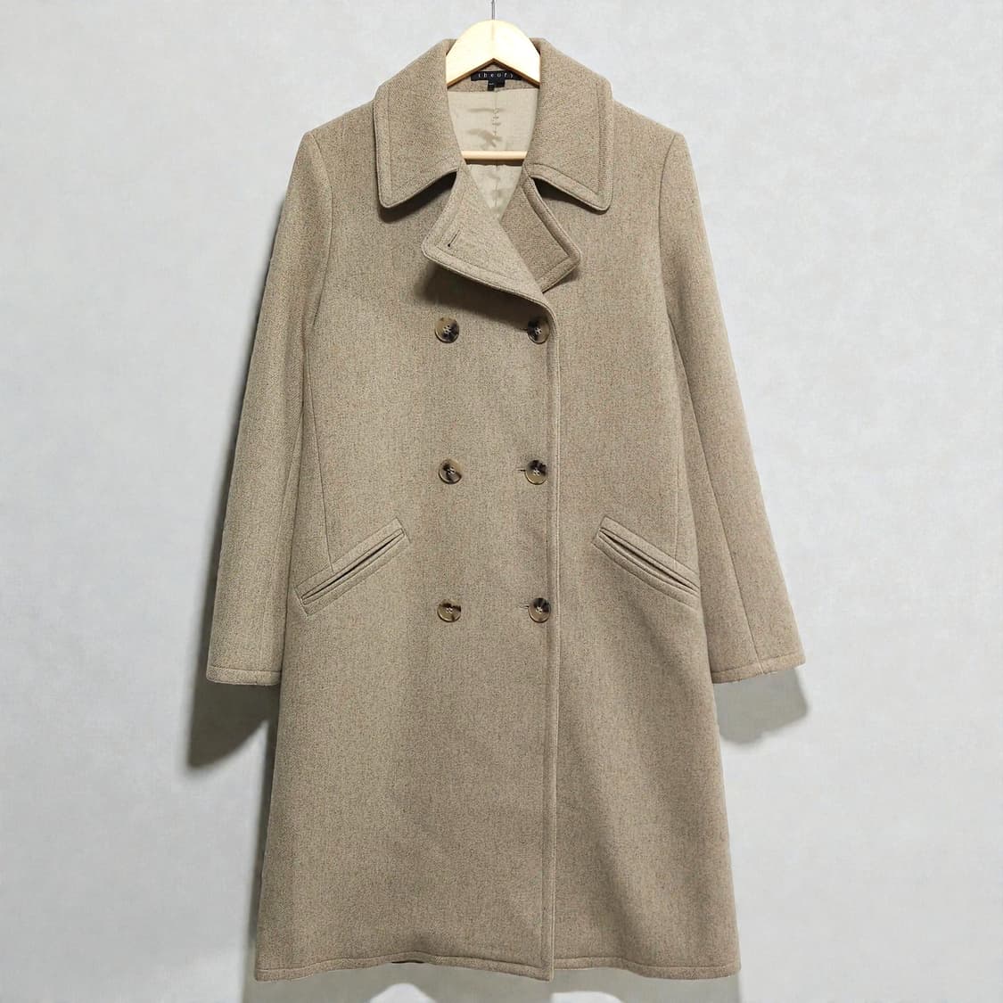 여성44~55)theory 띠어리 fw울 더블 코트 상품이미지1