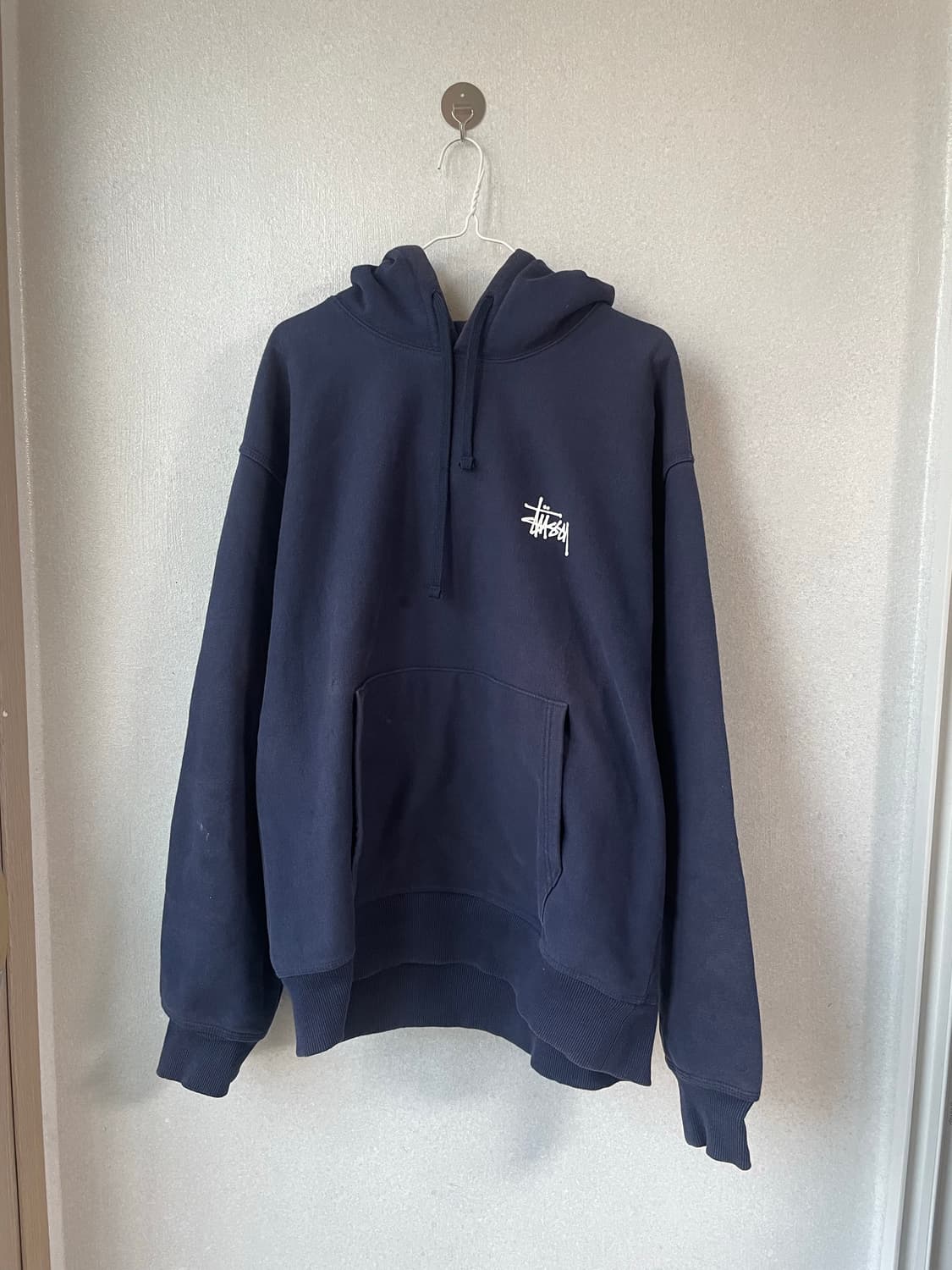 스투시 로고 후드티 L 상품이미지1