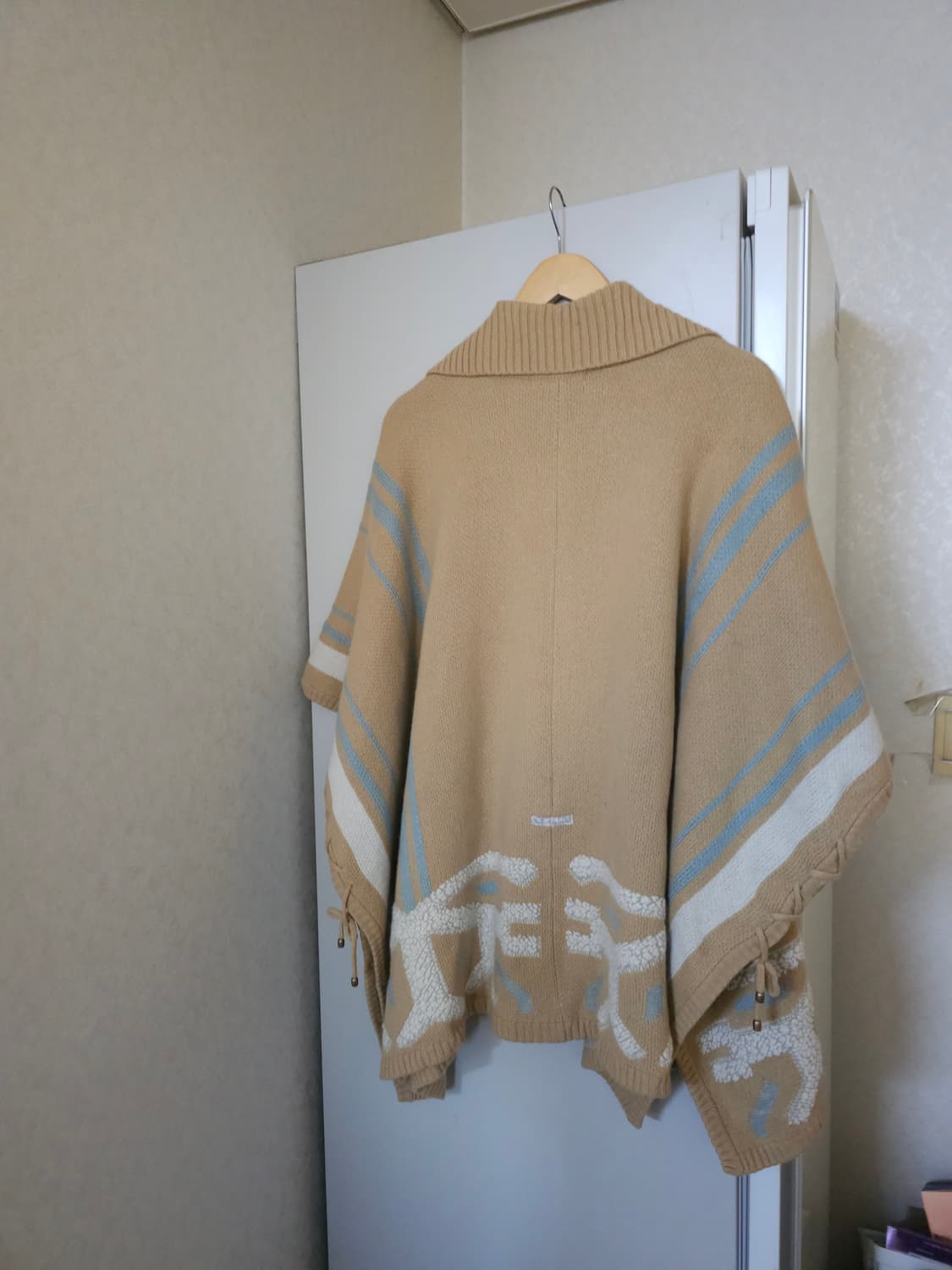 써스데이아일랜드 울니트 판쵸코트 망또 상품이미지6