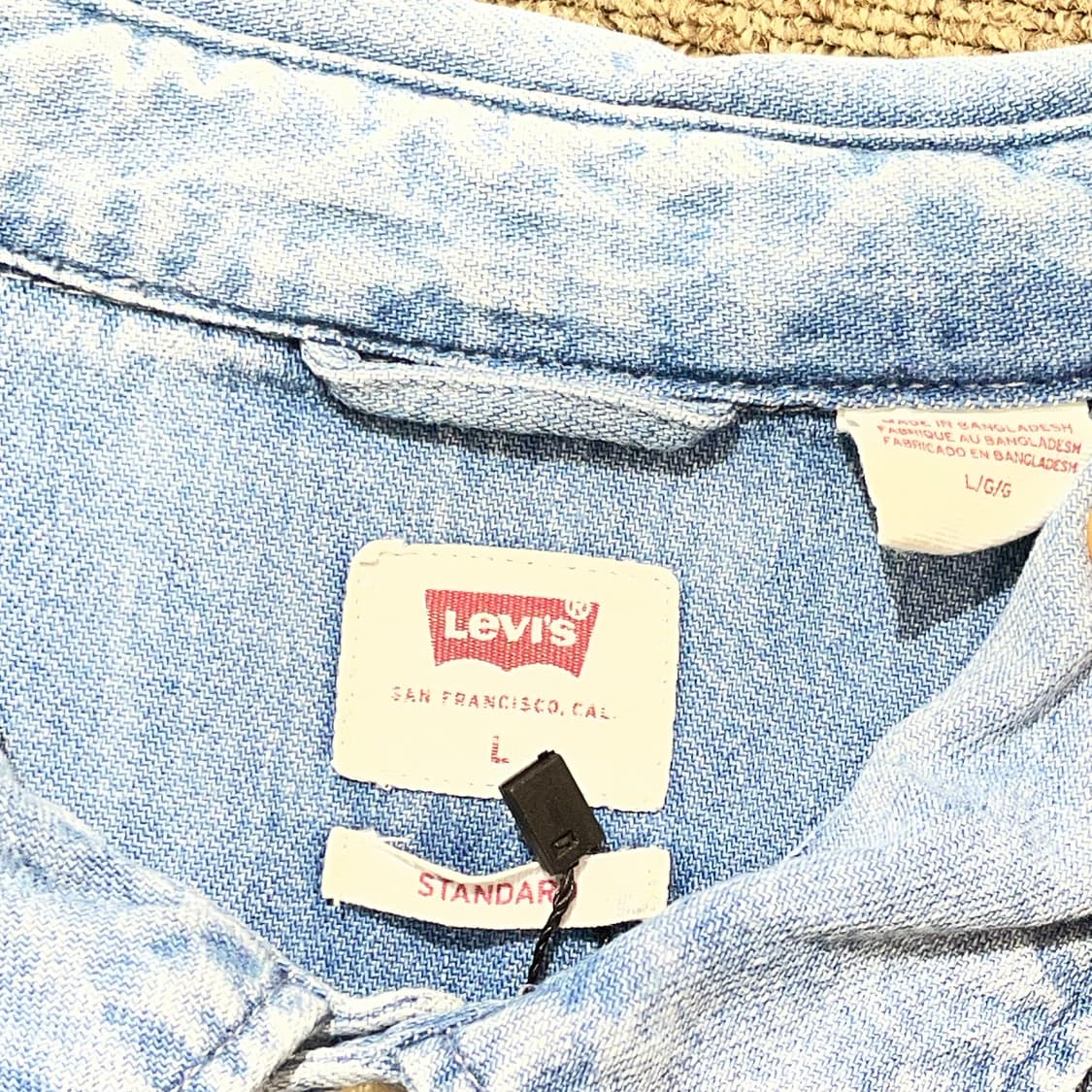 (L) Levi's 리바이스 코튼 데님 셔츠 상품이미지6
