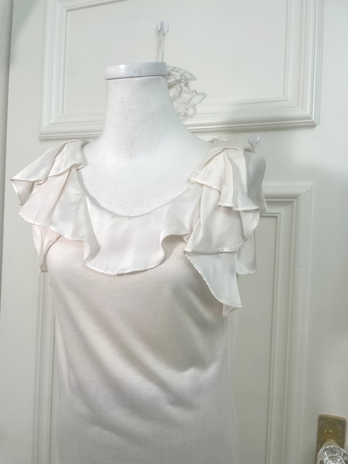 sheer coral cotton open cardigan&ivory s 상품이미지8