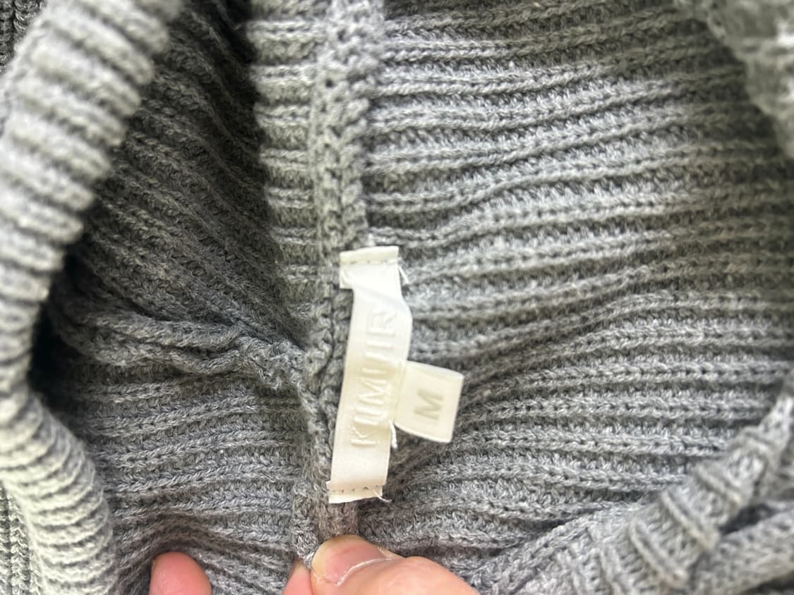 키뮤어 니트 후드집업 M 상품이미지3