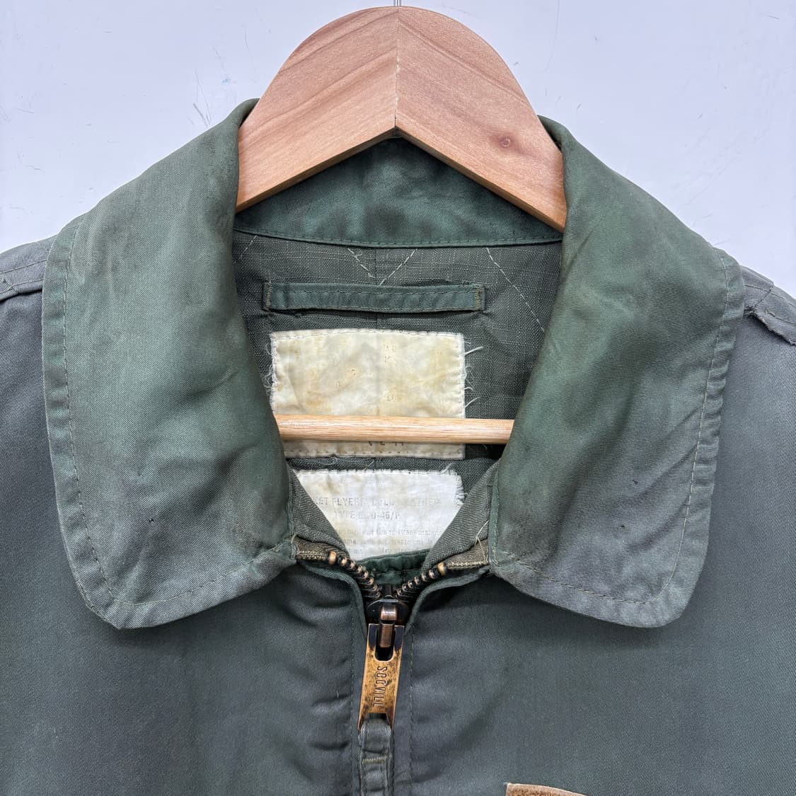 USA CWU-45P 군용 항공 MA-1 봄버 자켓 남성XL 상품이미지3