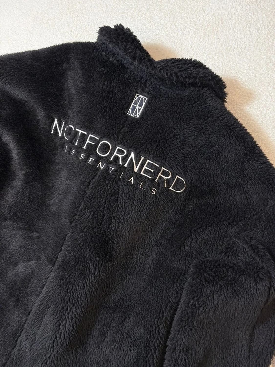 낫포너드 오버핏 더블 롱 퍼 코트 PN6069 상품이미지3