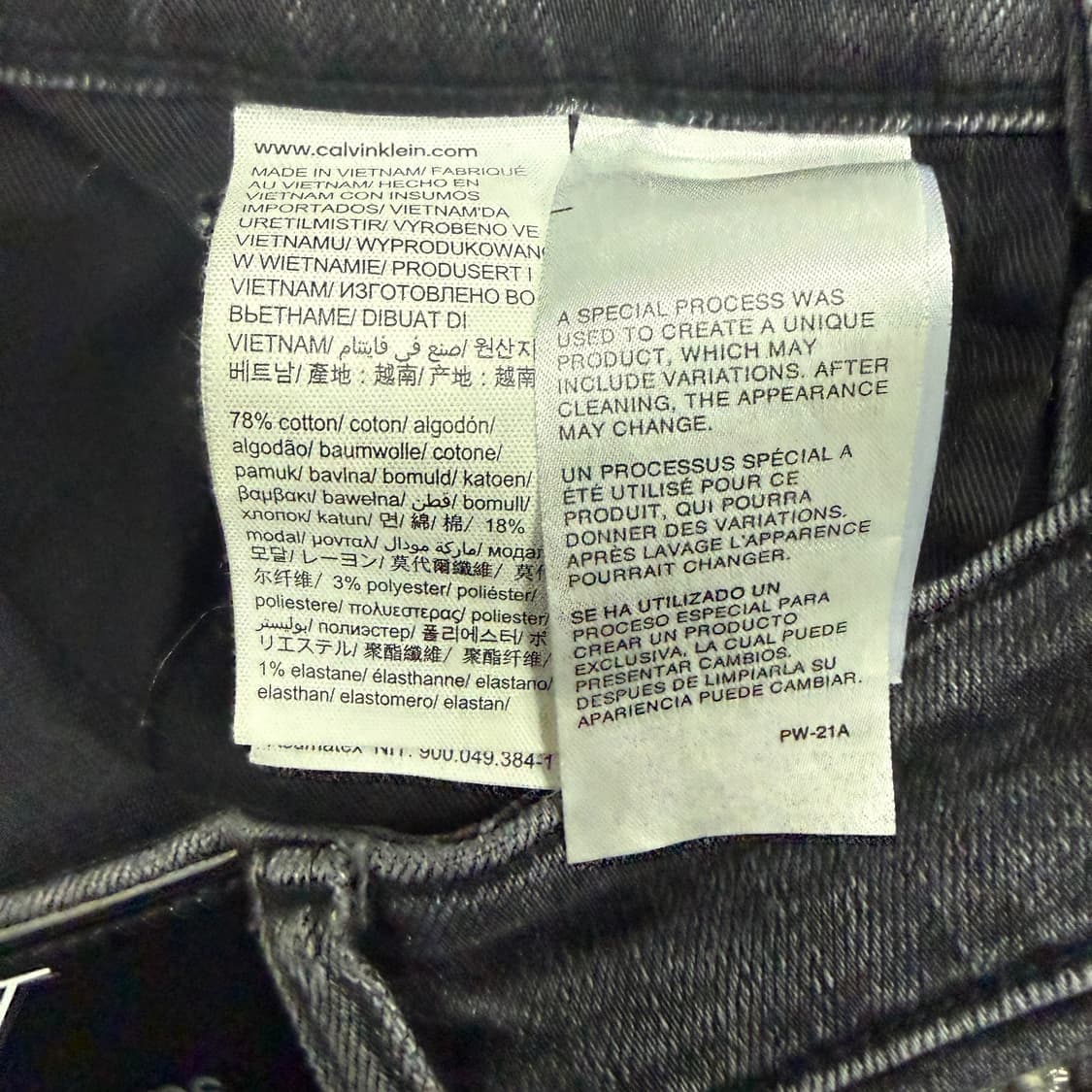 (30)캘빈클라인 Calvin klein 흑청데님팬츠 상품이미지5