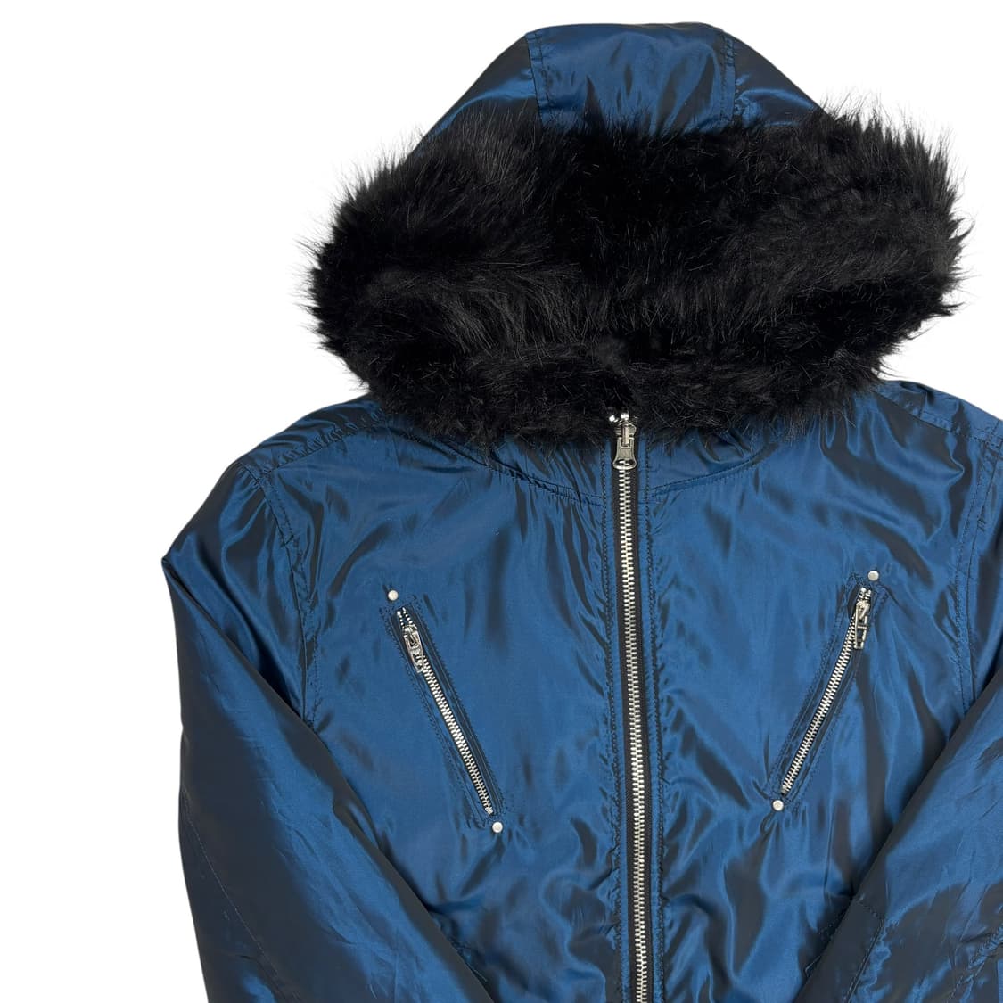 Blank NYC 브랭크 엔와이씨 리버시블 퍼 자켓 L 상품이미지2