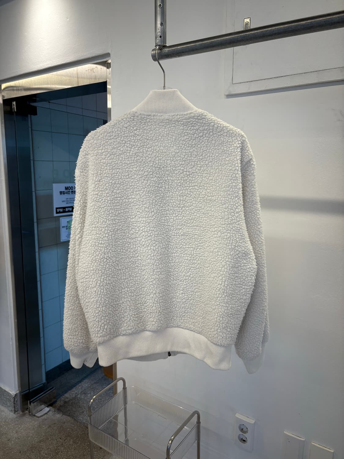 Adidas fleece jersey white 상품이미지5